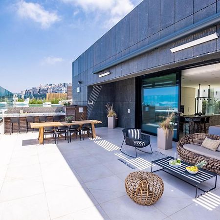 Serene - Infinity Cview Pool - 4 Bedrooms Luxury Penthouse Haifa Kültér fotó