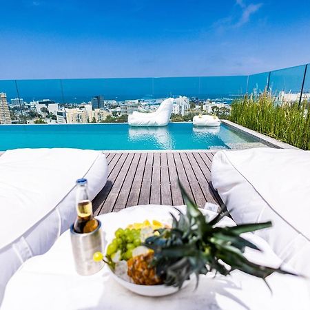 Serene - Infinity Cview Pool - 4 Bedrooms Luxury Penthouse Haifa Kültér fotó