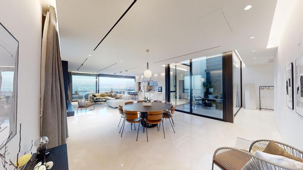 Serene - Infinity Cview Pool - 4 Bedrooms Luxury Penthouse Haifa Kültér fotó
